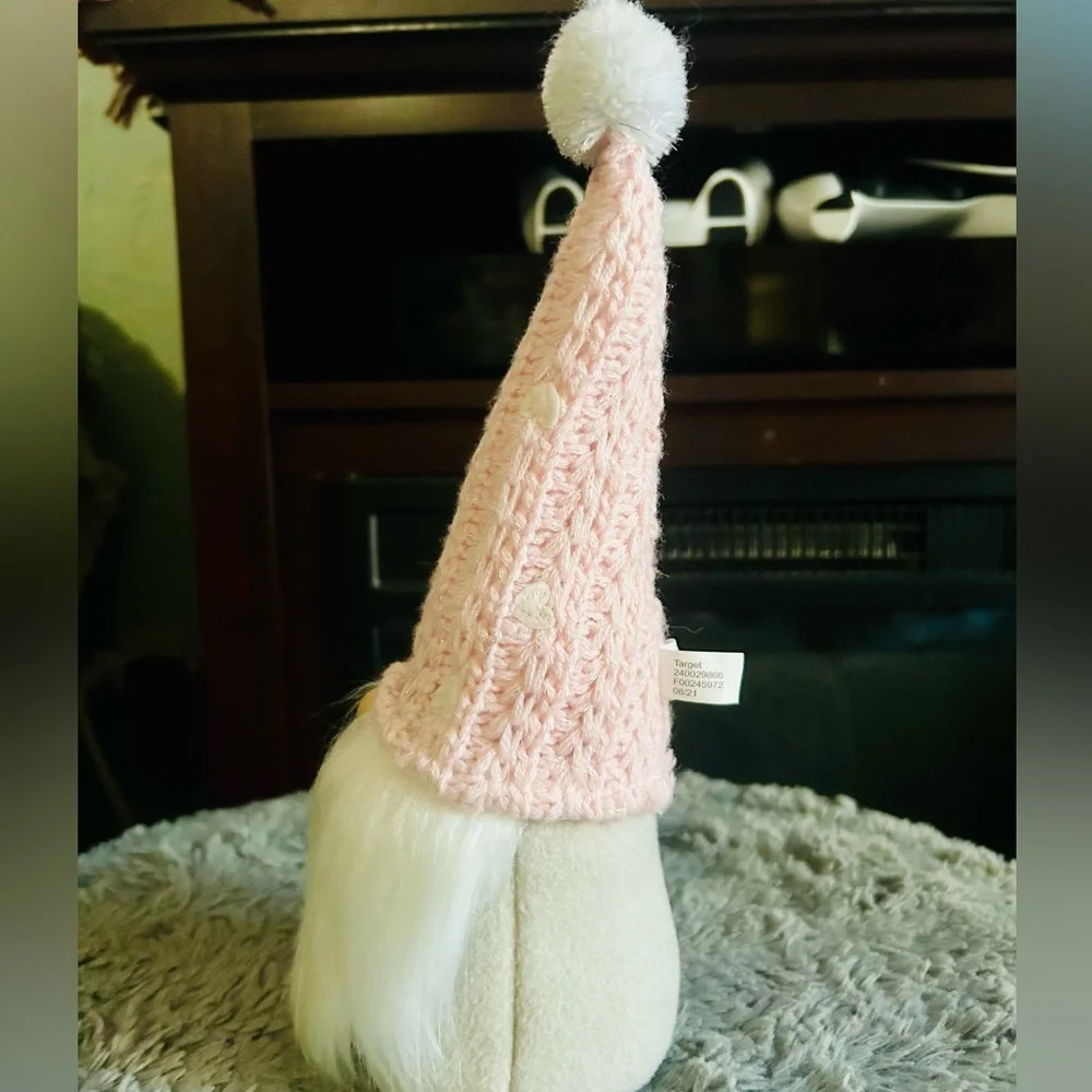 Pink Target Gnome with Knit Hat 2021